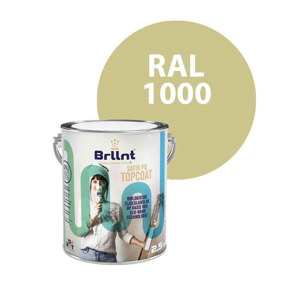 Wood paint RAL 1000 Green beige