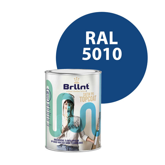 Wood paint RAL 5010 Gentian blue