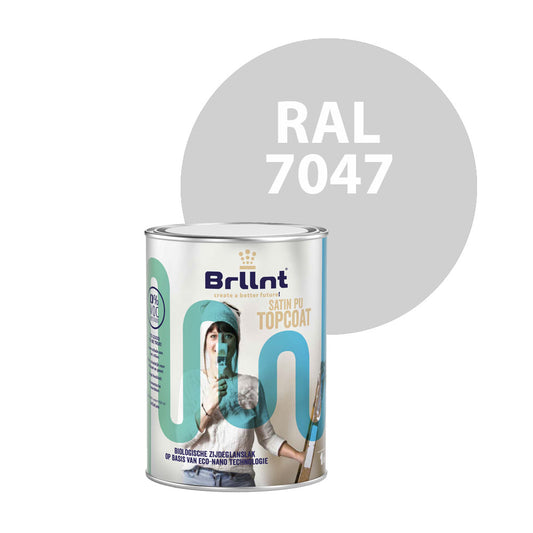 Wood paint RAL 7047 Telegrey 4