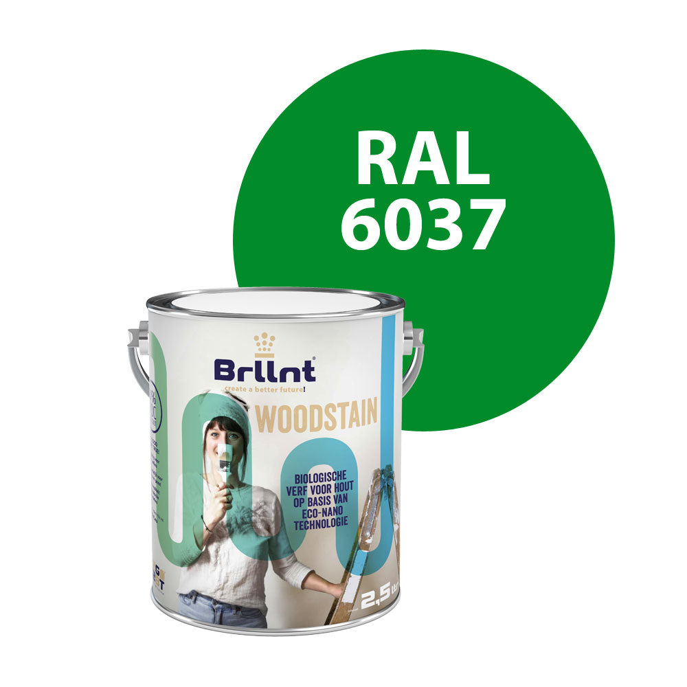 Houtbeits RAL 6037 Zuiver groen